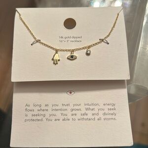 14k gold dipped necklace